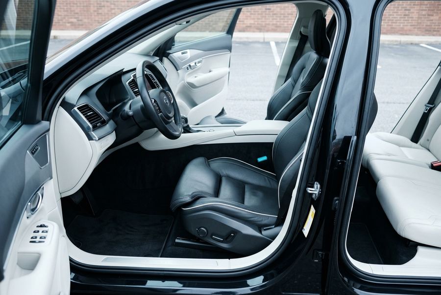 A family car interior after deep cleaning